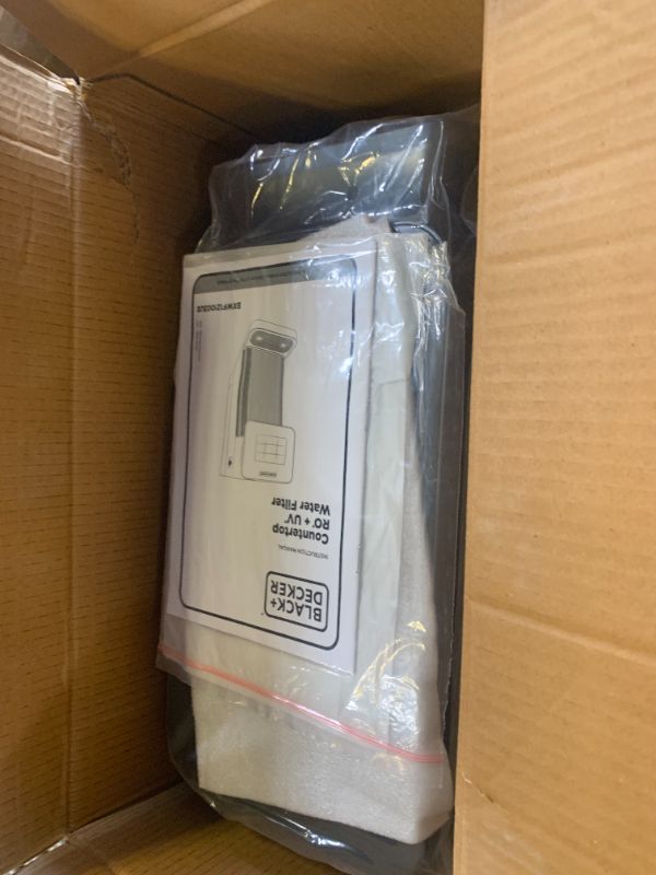 Photo 1 of BLACK+DECKER Countertop RO+UV Water Filter | Hot and Ambient Water | 5-Stage Filtration System with Remineralization | IAPMO Tested and NSF Certified | No Installation Required | Portable water Filter