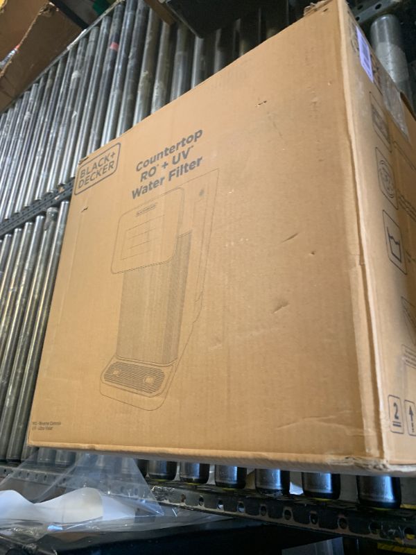 Photo 1 of BLACK+DECKER Countertop RO+UV Water Filter | Hot and Ambient Water | 5-Stage Filtration System with Remineralization | IAPMO Tested and NSF Certified | No Installation Required | Portable water Filter