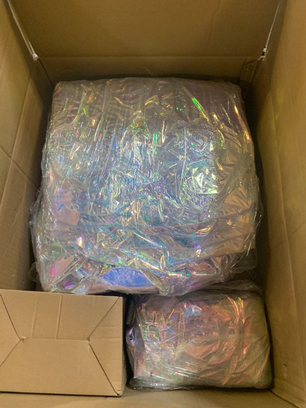 Photo 1 of 3PCS Inflatable Mirror Ball Set,Reusable Mirror Ball Large Event Decoration PVC Ball with Electric Pump for Party,Concerts,Stage,Wedding Decorations(Iridescent, 3pcs:19.7In+31.5In+47.2In+Pump)