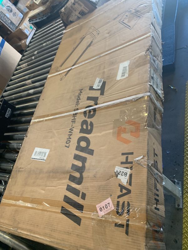 Photo 1 of Hifast Walking Pad Treadmill with Incline,Under Desk Treadmills for Home Office,300lbs Capacity Portable Small Walking Pad,2.5HP Quiet Running Pad with LED Display Remote Control