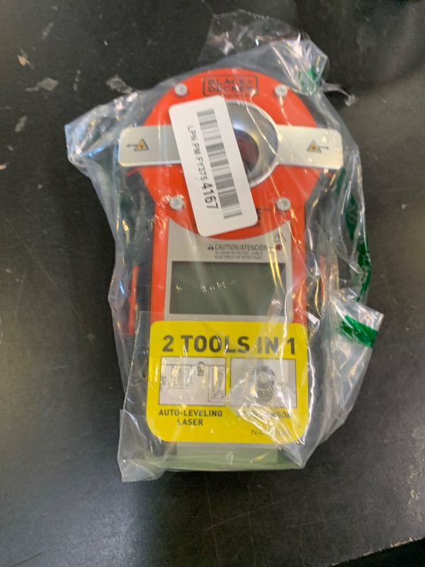 Photo 1 of BLACK+DECKER Line Laser, Auto-leveling with Stud Finder (BDL190S)