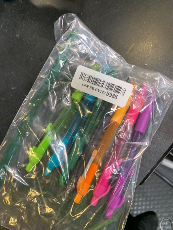 Photo 1 of Zebra Pen Z-Grip Retractable Ballpoint Pen, Smooth-Flowing Assorted Fashion Colors, 1.0mm Medium Point, School & Office Supplies, Ideal for Note-Taking, Journal and Planner Use, 7-Pack (22276)