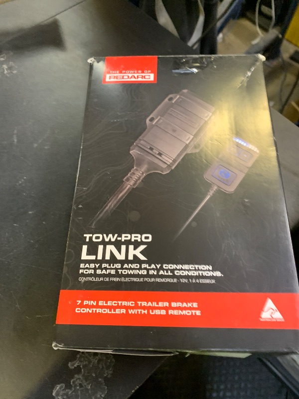 Photo 1 of REDARC Tow-Pro Link Electric Trailer Brake Controller, 6-Axis Sensor Sway Control, Dual Braking Modes, Plug and Play Install for Cars, Trucks, SUVs, Compatible to Tow RV, Camper, Trailer, Boat