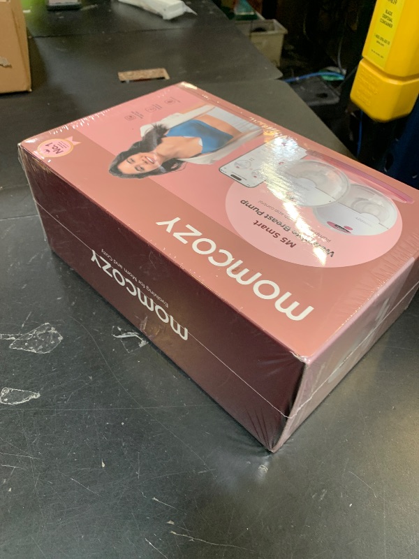 Photo 1 of Momcozy M5 Smart APP Controlled Wearable Breast Pump, Hands-Free Wireless Electric Pump, 3 Modes 9 Suction Levels, BPA-Free, Portable Lightweight, 24mm Flange, 2-Pack Cozy Red (FACTORY SEALED)