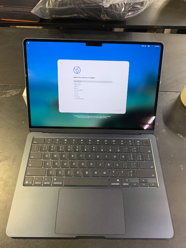 Photo 1 of Apple 2026 MacBook Air 13-inch Laptop with M5 chip: Built for AI, 13.6-inch Liquid Retina Display, 16GB Unified Memory, 512GB SSD, 12MP Center Stage Camera, Touch ID, Wi-Fi 7; Midnight