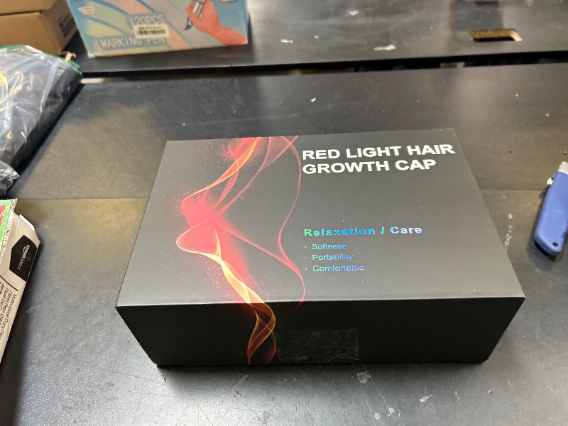 Photo 1 of CAYAMA Red Light Hair Growth Cap for Men & Women, 528 Total Light Emitters, Rechargeable Controller, Cordless Sessions, 4 Modes with Adjustable 10–20 Min Timer, At-Home Scalp Care