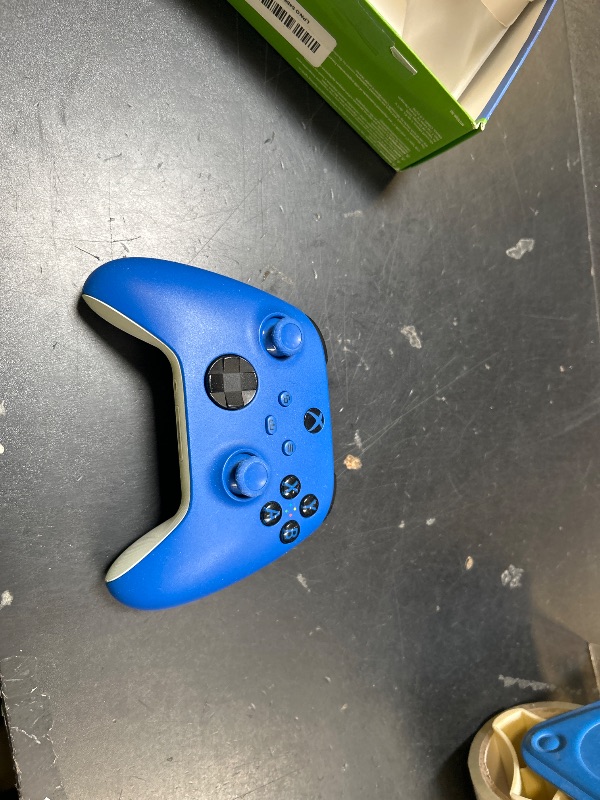 Photo 1 of Xbox Wireless Gaming Controller | Shock Blue | Console, PC, & Android | Textured Grip | Wireless, Bluetooth, USB-C Connectivity