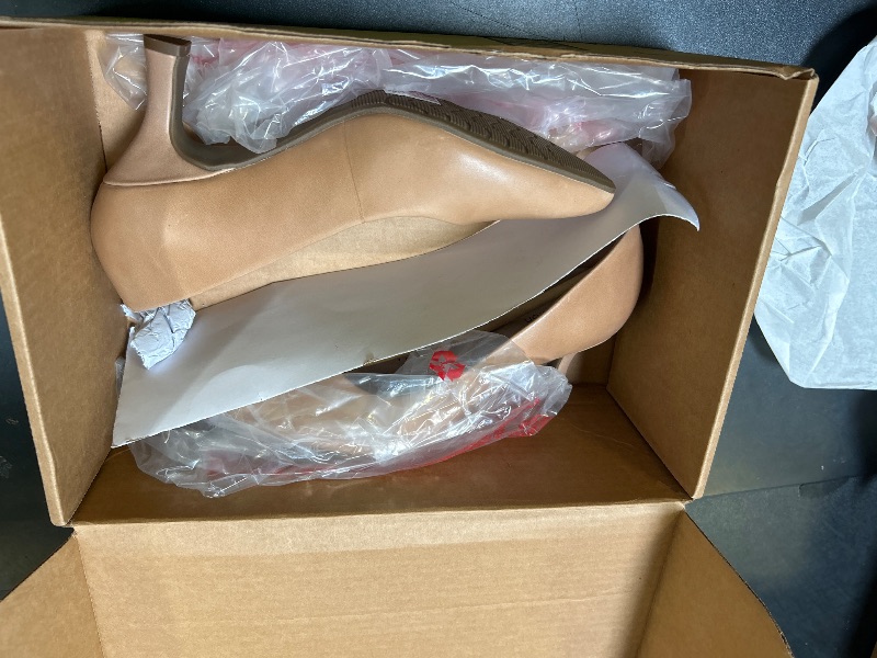 View 2 of Clarks Collection Women's Kataleyna Gem Pump, Warm Beige Leather, 8 Wide US