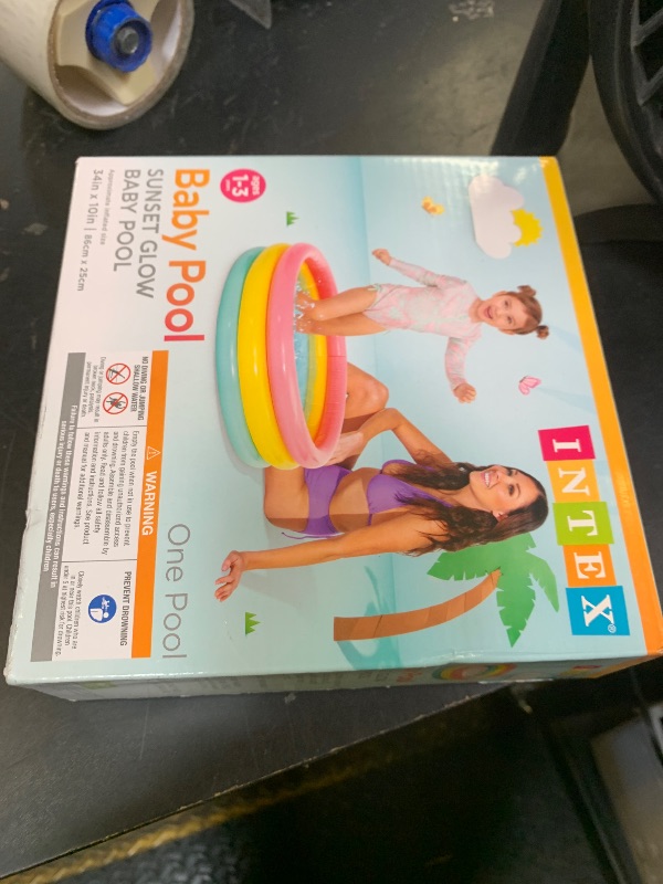 Photo 1 of Intex Sunset Glow Baby Pool (34 in x 10 in)