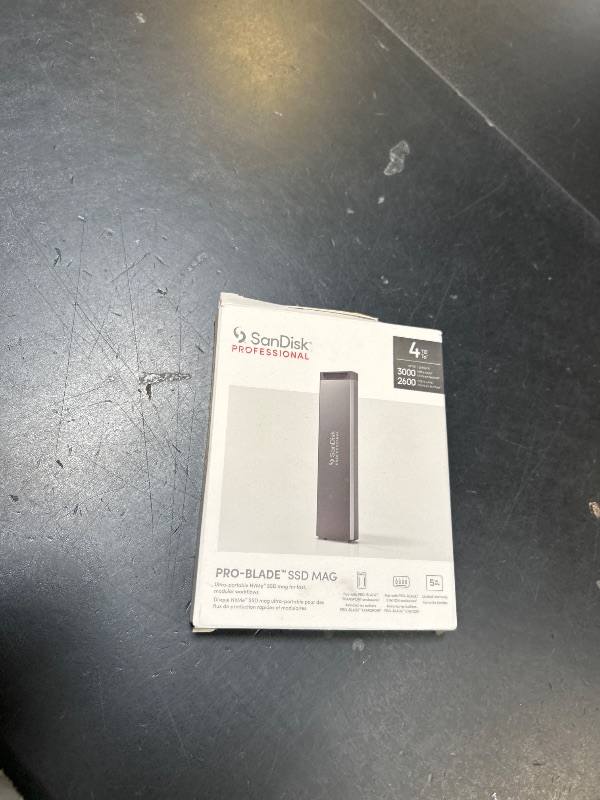 Photo 1 of SANDISK Professional 4TB PRO-Blade SSD Mag - Portable & Modular NVMe SSD Mag, Ultra-Durable - SDPM1NS-004T-GBAND