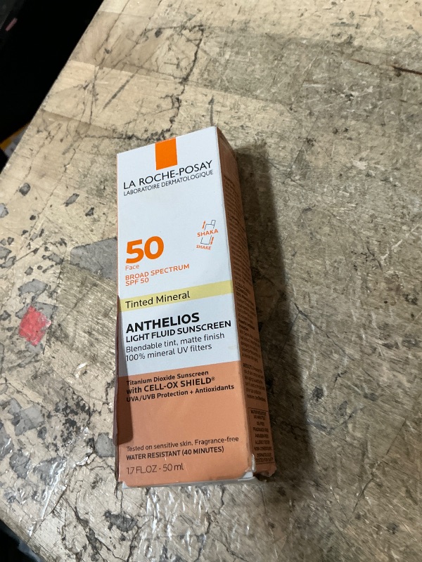 Photo 1 of  EXP 11/2026
La Roche Posay Anthelios 50 Mineral Tinted Ultra Light Sunscreen Fluid 50ml/1.7oz