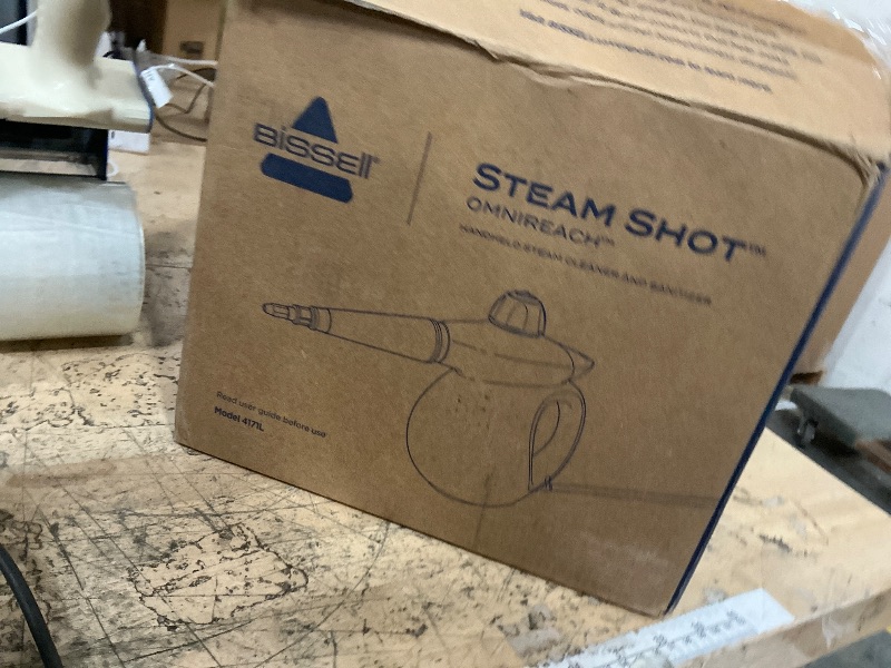 Photo 1 of **MISSING ATTACHMENTS ***Outspurge Handheld Steam Cleaner, Pressurized Multi-Surface Steam Shot with 13 Accessories, Safety Lock, Steamer for Cleaning Floor, Upholstery, Grout, Windows, Couch and Car, Green