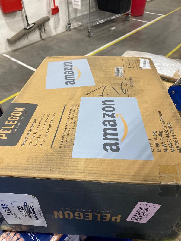 Photo 1 of **ITEM FACTORY SEALED** PELEGON Raised Toilet Seat with Handles (400lb) - Adjustable Height & Width Toilet Chair with Arms, Toilet Riser with Handles, Toilet Chair Over Toilet, Handicap Toilet Seat for Elderly (Teal)