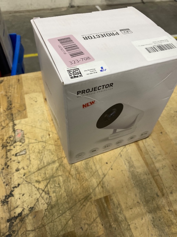 Photo 1 of [Electric Focus]Mini Portable Projector with 4K Support, Bluetooth 5.4 WIFI6, 5watt Sound Base Speaker, 260 ANSI, Android 11, 210° Rotation , Auto Keystone Correction Video Projector HY300 PLUS