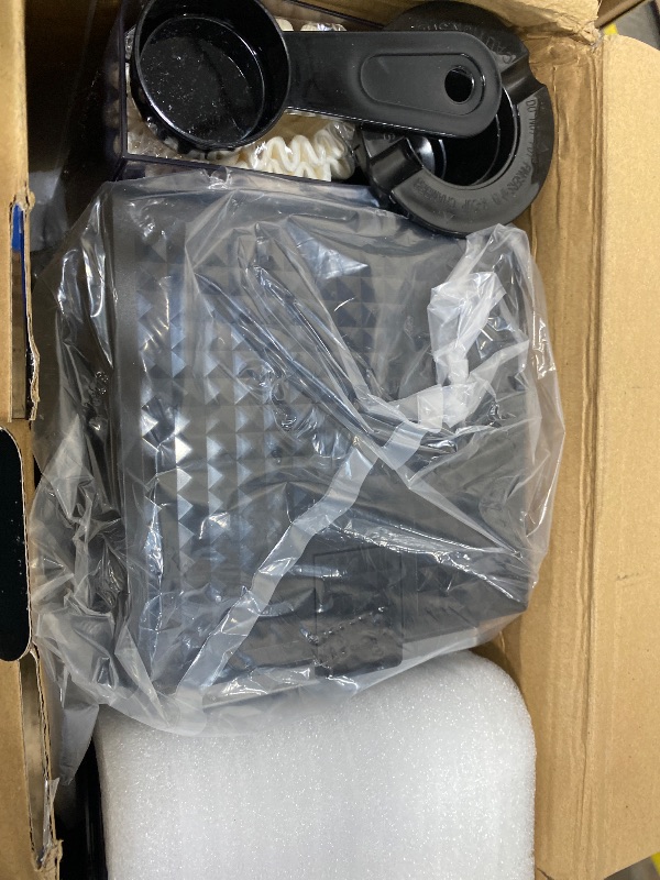 Photo 1 of **ITEM FACTORY SEALED** AIRMSEN Grind & Brew Coffee Maker with Built-in Grinder (2026 Model) - Single-Serve, Compatible with K-Cup Pods & Ground, 1000W Fast 6-14oz Brewer, Descaling Alert, Touchscreen & 50oz Removable Tank