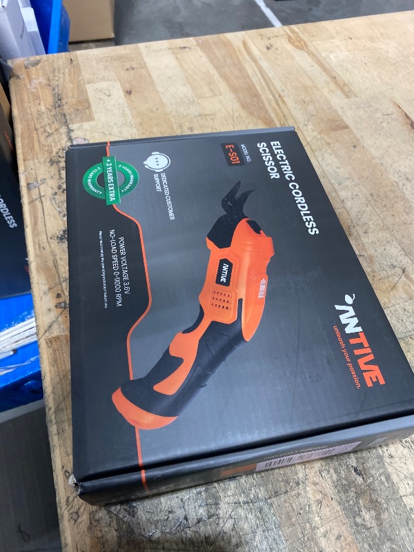 Photo 1 of **FACTORY SEALED** Electric Scissors for Fabric – Cordless Electric Fabric Scissors with Ergonomic Grip, Rechargeable Electric Fabric Cutter for Sewing, Crafts, Quilting & DIY