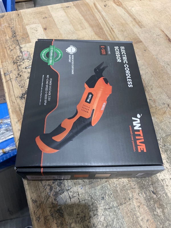 Photo 1 of **FACTORY SEALED** Electric Scissors for Fabric – Cordless Electric Fabric Scissors with Ergonomic Grip, Rechargeable Electric Fabric Cutter for Sewing, Crafts, Quilting & DIY