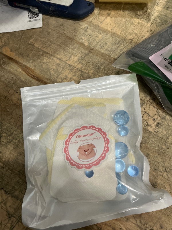 Photo 1 of 12PCS Ball-Shape Belly Button Plug Post Tummy Tuck Belly Button Plug Tummy Tuck for Liposuction or Umbilical Hernia Repair ?6 Different Sizes, 2 of Each + 20pcs Medical Tape? (Blue)