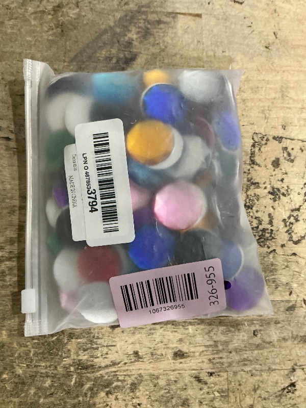 Photo 1 of  25MM Flat Back Round Acrylic Rhinestones, Round Acrylic Big Flatback Gems, Colorful Plastic Glitter Gems, Cosplay Gems Jewels for Costume Jewelry Making Invitation Wedding Craft Decoration