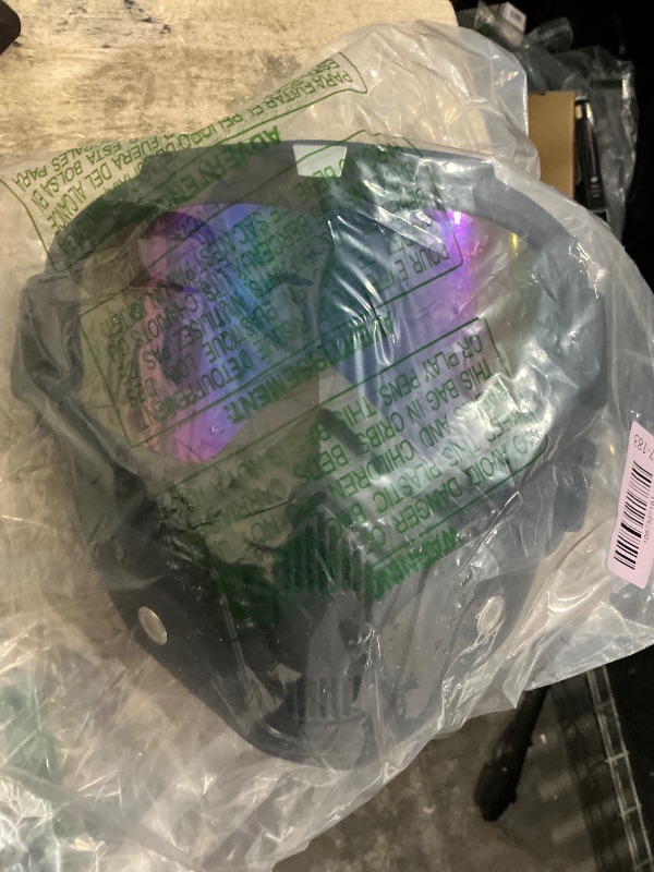 Photo 1 of  Paintball Mask Anti Fog,Tactical Full Face Mask Ski Mask Goggles Detachable Adjustable,Motorcycle Riding Face Protection (Colorful/Black)