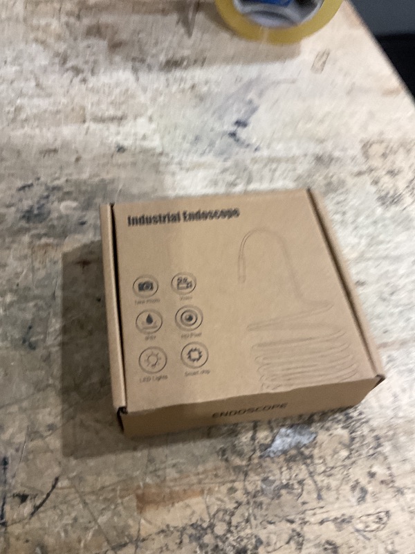 Photo 1 of [Dual-Lens] Endoscope Camera with Light, 1920P HD Borescope with 8+1 Adjustable LED Lights, IP67 Waterproof 16.5FT Semi-Rigid Snake Cord Inspection Camera for iPhone, iPad and Android Phone (Type C)