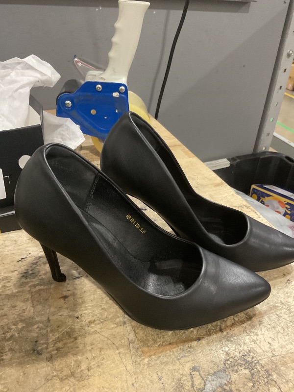 Photo 1 of *BOTTOM HEELS DAMAGED* IDIFU BLACK HEELS 8.5