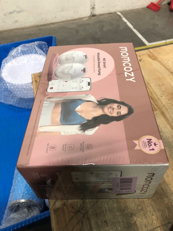 Photo 1 of **FACTORY SEALED** Momcozy M5 Smart APP Controlled Wearable Breast Pump, Hands-Free Wireless Electric Pump, 3 Modes 9 Suction Levels, BPA-Free, Portable Lightweight, 24mm Flange, 2-Pack Cozy Red