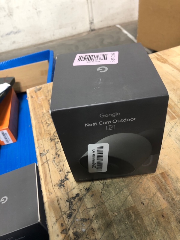 Photo 1 of **FACTORY SEALED** Google Nest Cam Outdoor (Wired, 2nd Gen) - Security Camera with 2K Video and Gemini, Night Vision, 2-Way Audio - Works with Google Home - 2025 Model - Hazel