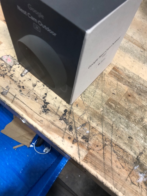 Photo 1 of **FACTORY SEALED** Google Nest Cam Outdoor (Wired, 2nd Gen) - Security Camera with 2K Video and Gemini, Night Vision, 2-Way Audio - Works with Google Home - 2025 Model - Hazel