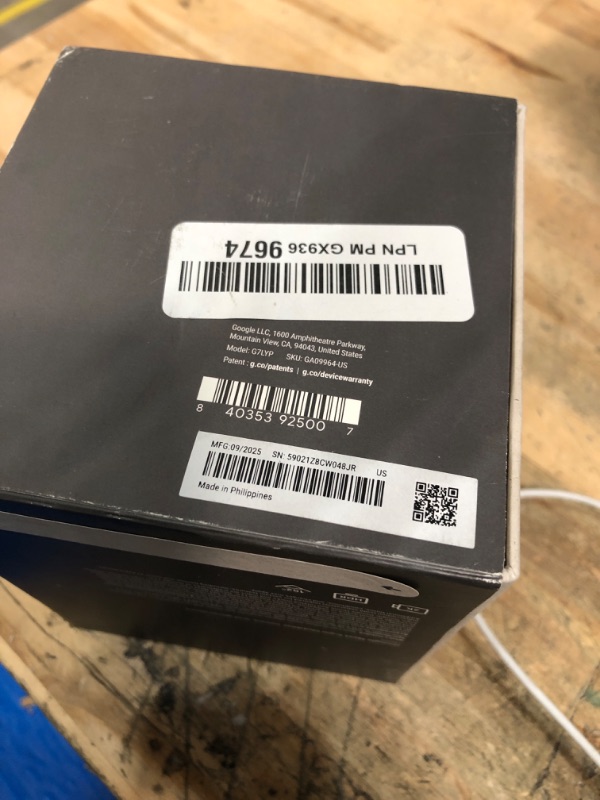 Photo 1 of **FACTORY SEALED** Google Nest Cam Outdoor (Wired, 2nd Gen) - Security Camera with 2K Video and Gemini, Night Vision, 2-Way Audio - Works with Google Home - 2025 Model - Hazel