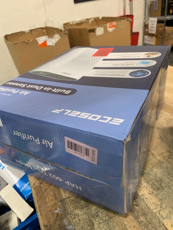 Photo 1 of **FACTORY SEALED** Powerful Air Purifiers for Home Large Room Up to 2400 Ft², ECOSELF HEPA Air Purifier with PM 2.5 Air Quality Display 20dB Sleep Mode, Air Purifiers for Bedroom Office Living Room White