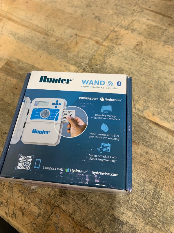 Photo 1 of **FACTORY SEALED** Hunter WAND Smart WiFi Module for X2 Sprinkler Controller, Hydrawise App, Remote Scheduling, 2.4GHz WiFi Only, Supports Bluetooth, Wi-Fi Direct & WPS Setup