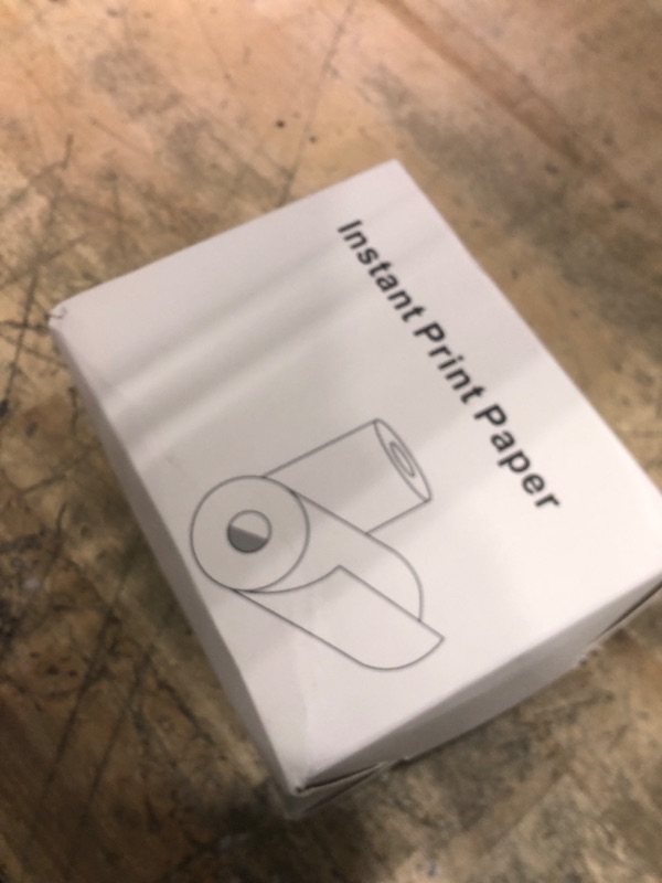 Photo 1 of 12 Rolls Thermal Print Paper - Compatible for Kids Instant Print Camera Multiple Brands (12 Paper Rolls-Black&White)