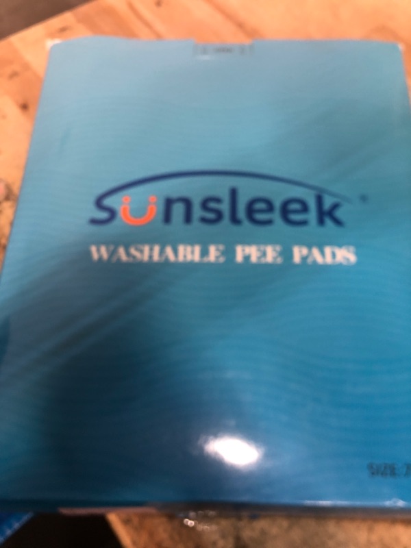 Photo 1 of **FACTORY SEALED** Sunsleek Washable Pee Pads for Dogs 72"x72" Extra Large Super Absorbent Non-Slip Reusable Puppy Pads for Playpen, Crate, Floor, Waterproof Pet Training Mats for Quick-Dry Whelping Pads & Incontinence