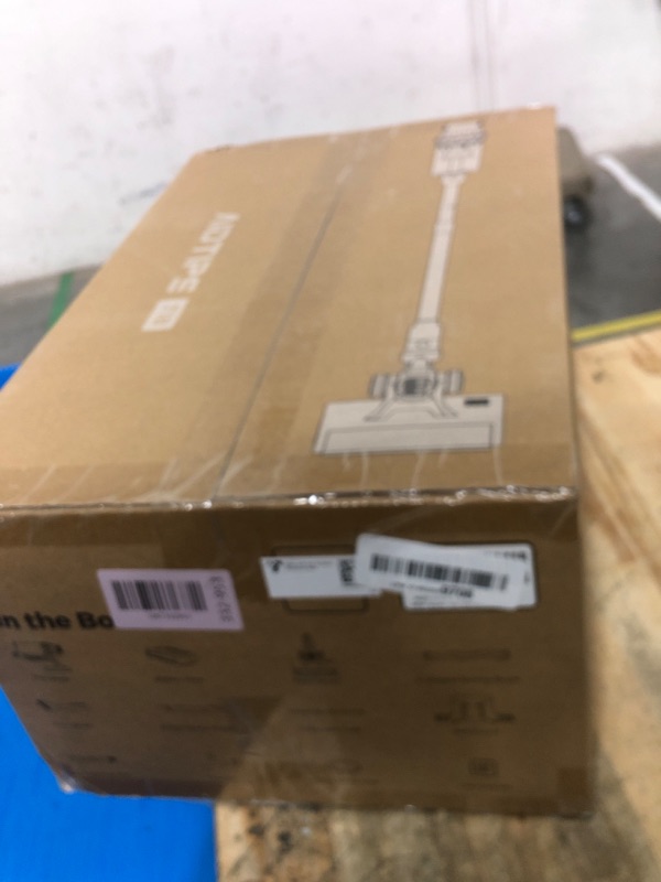 Photo 1 of **FACTORY SEALED** AIDTIPS Cordless Vacuum Cleaner, 650W/55KPA/70 Mins Vacuum Cleaners for Home with Self-Standing, Anti-Tangle Brush, Smart Display and 1.8L Cup Cordless Stick Vacuum Cleaner for Pet Hair/Carpets