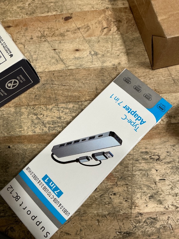 Photo 1 of ?Upgrade? USB C/USB Hub, BERLAT Aluminum 7 in 1 USB C & USB Hub with USB 3.0, USB 2.0 Ports for PC/Laptops/MacBook Pro/Air/iMac/iPad and More Devices