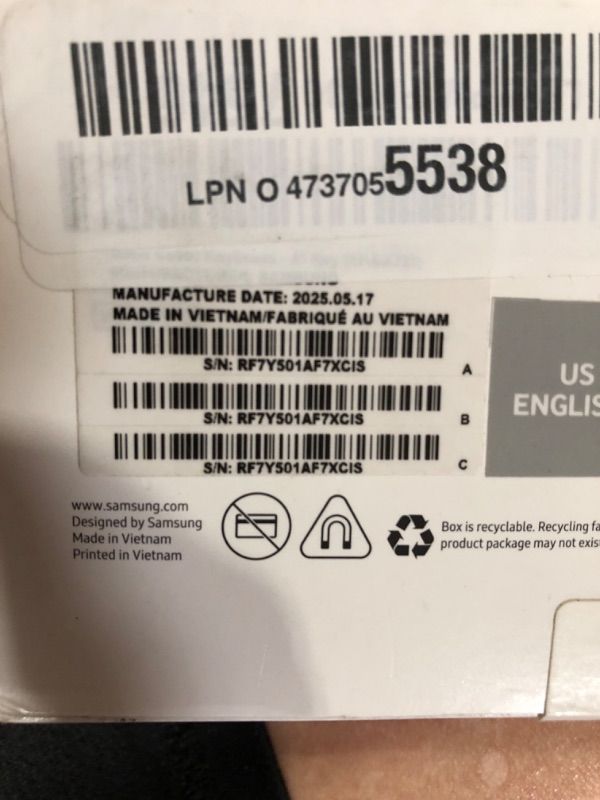 View 4 of ***MISSING PARTS***
Samsung Galaxy Tab S9 | S9 FE | S10 FE, FE Book Cover Keyboard AI Key for Galaxy Tab S10 FE, Detachable Platform, PC-Like Experience, Wireless Keyboard Sharing, Black
