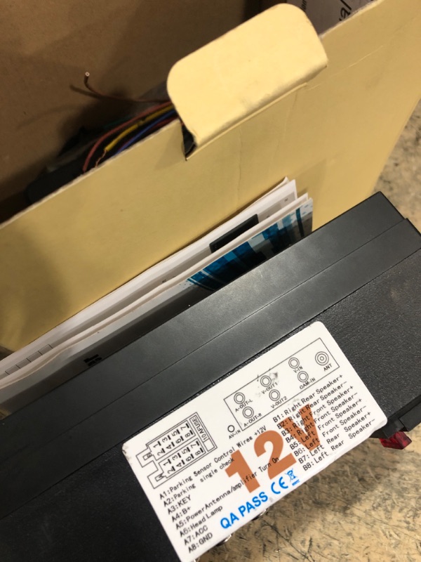 Photo 1 of [Upgrade] Double Din Car Stereo with Wireless CarPlay Android Auto, 7" HD Touchscreen Bluetooth 5.1, FM Radio, USB/Type-C Port, TF Card/AUX-in, Mirror Link + Backup Camera + Remote + MIC