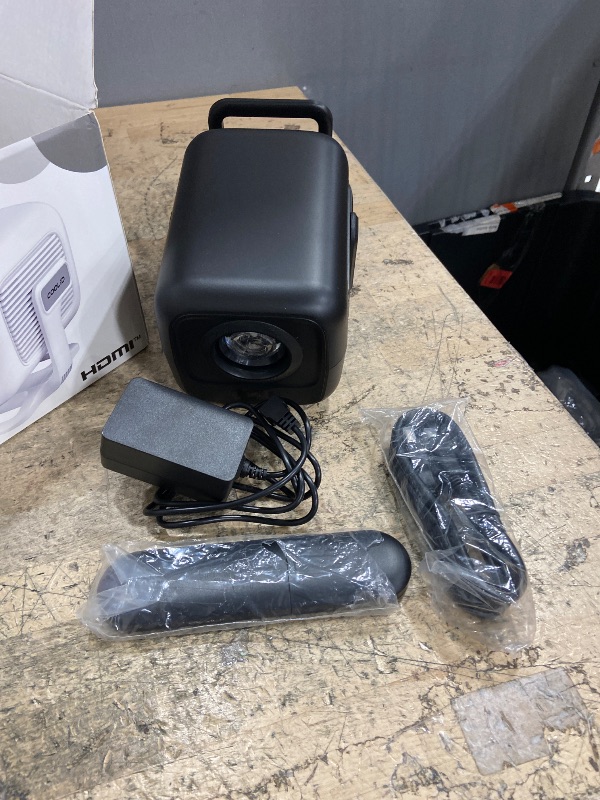 Photo 1 of [Auto Focus & 2026 Upgraded] Mini Projector 1080P FHD Support 4K Portable Projector with WiFi6 and Bluetooth5.4 Built-in App 180° Adjustable Auto Keystone, Compatible with HDMI/Laptop/USB, Black