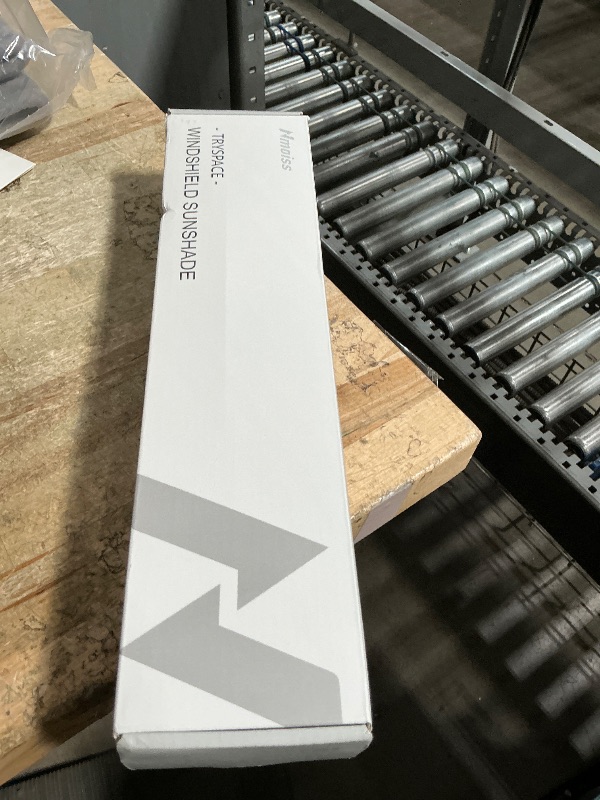 Photo 1 of [Upgraded] Nmoiss Windshield Sun Shade Umbrella - [Vinyl Coating Heat Shield] Protect Car from Sun Rays & Heat Damage Keep Cool and Protect Interior, Spring Structure Edge Medium 56" L x 31" W