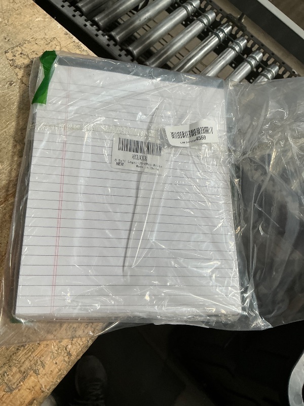 Photo 1 of  White Legal Pads 8.5 x 11 Wide Ruled Note Pads 8.5 x 11" Legal Ruled Writing Pads for School 30 Sheets White Lined Paper Pads Notebook for Work Legal Notepads for Office Pad of Paper for Home