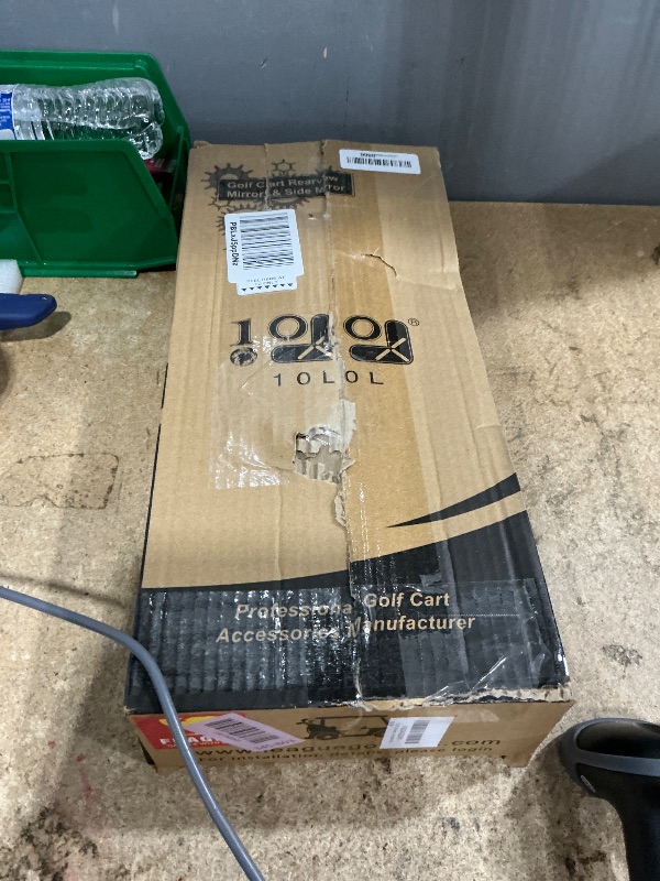 Photo 1 of 10L0L Golf Cart Mirrors Contains Folding Side Mirrors and Rear View Mirror Universal for Yamaha Club Car DS Precedent/EZGO TXT RXV