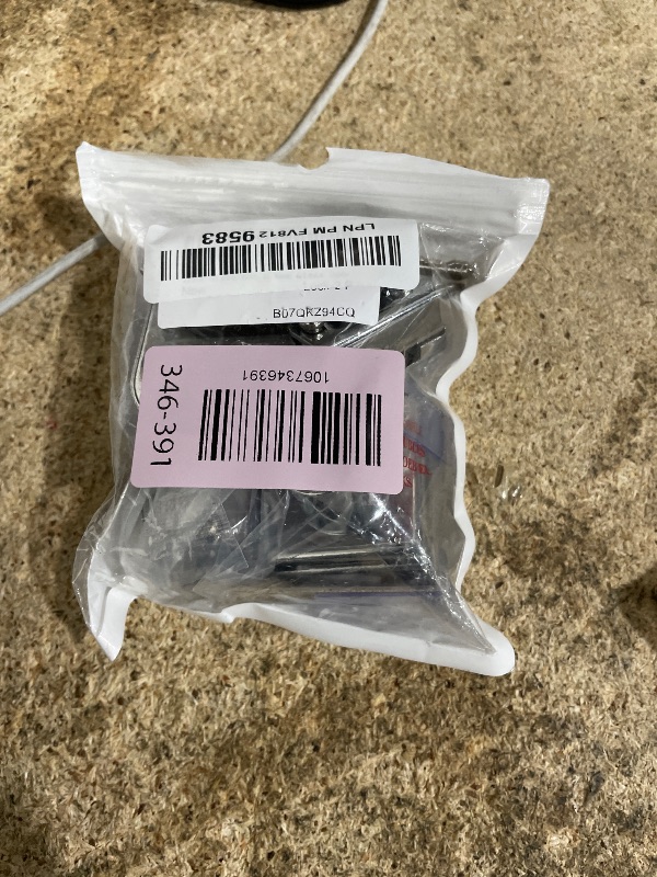 Photo 1 of 2 Pack Double Glass Cabinet Lock - Double Door Single Open Wine Cabinet Lock for Glass Thickness: 5-8mm / 0.2'' - 0.31'' Showcase Mall Display No Drill