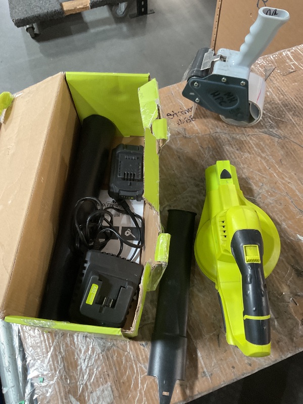 Photo 1 of ***MISSING PARTS***
SnapFresh 20V Cordless Electric Leaf Blower - Lightweight with 2.0Ah Battery & Fast Charger, 2 Speed Modes for Lawn, Patio, Yard & Sidewalk Care