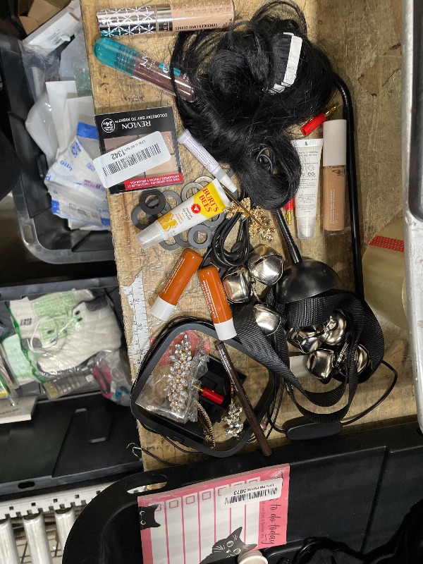Photo 1 of ***bundle of Miscellaneous home goods/make up/wig