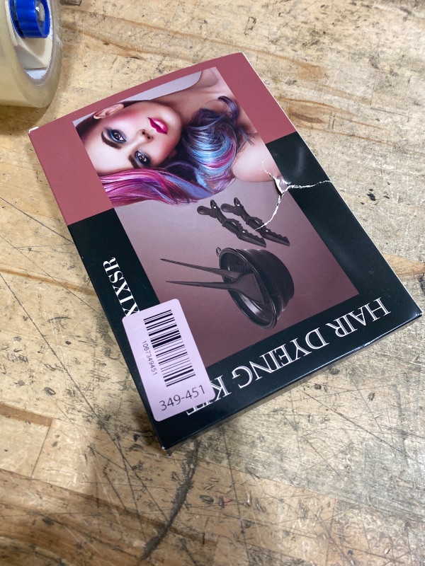 Photo 1 of ***MISSING PARTS***
Yexixsr 5Pcs Professional Salon Hair Coloring Dyeing Kit, Hair Bleach Dit Hair Coloring Products with Hair Dye Brush, Hair Color Bowl, Hair Clips