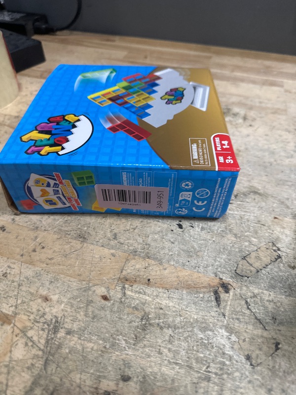 Photo 1 of **MISSING PIECES** WOWNOVA 48PCS Tetra Tower, Fun Balance Stacking Building Blocks Board Game for Kids, Adults, Friends, Team, Classroom, Dorm, Family Game Night and Parties