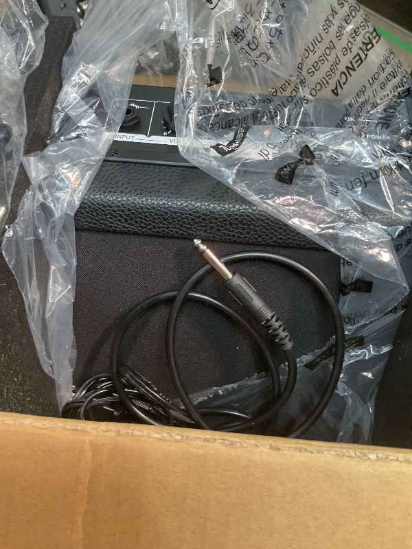 Photo 1 of ** FOR PARTS, NO AUDIO**
Donner Mini Electric Drum Amp 20W, Wireless Electronic Drum Amplifier Keyboard Speaker DDA-20 Portable for Home Practice