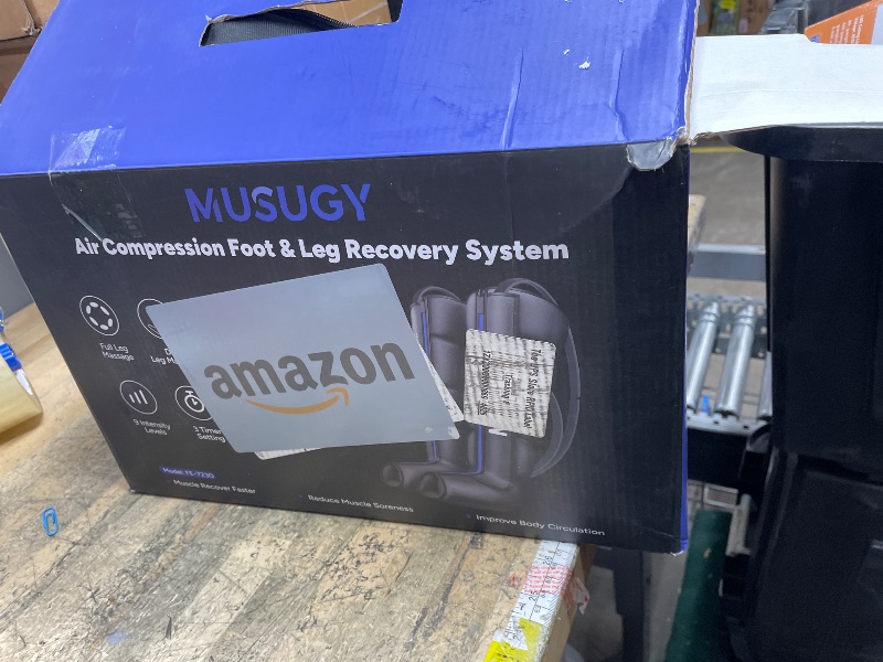 Photo 1 of 
Musugy Sequential Air Compression Recovery System : Professional Full Leg Compression Boots for Circulation & Fast Recovery, Leg Recovery Boots