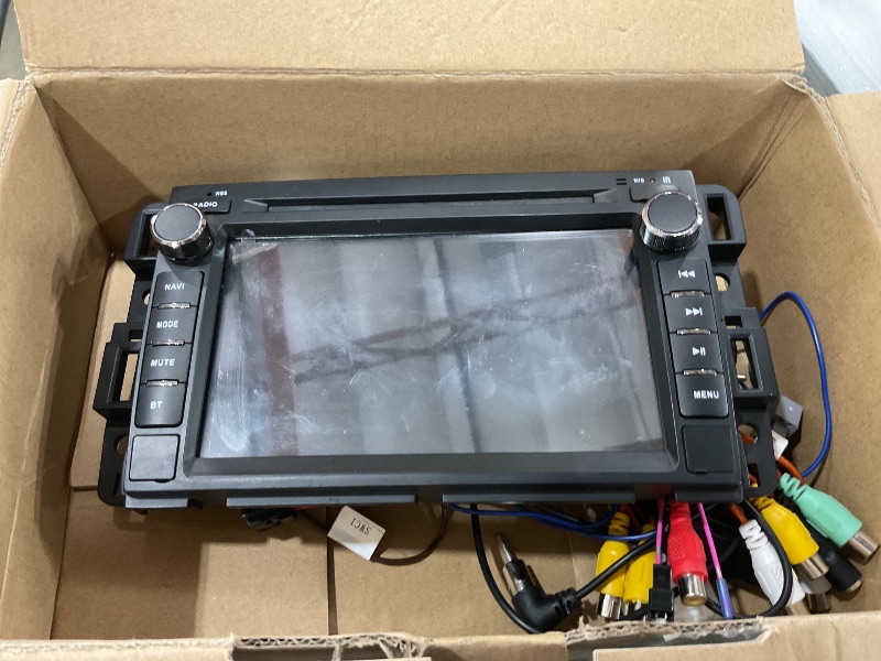 Photo 1 of [4+64G] Car Stereo with Carplay & Android Auto for Chevrolet Silverado Tahoe Avalanche for GMC Sierra Yukon 2007-2013 7" Touchscreen Radio Upgrade with AHD Camera,GPS Navigation,SWC,WiFi,FM,Bluetooth